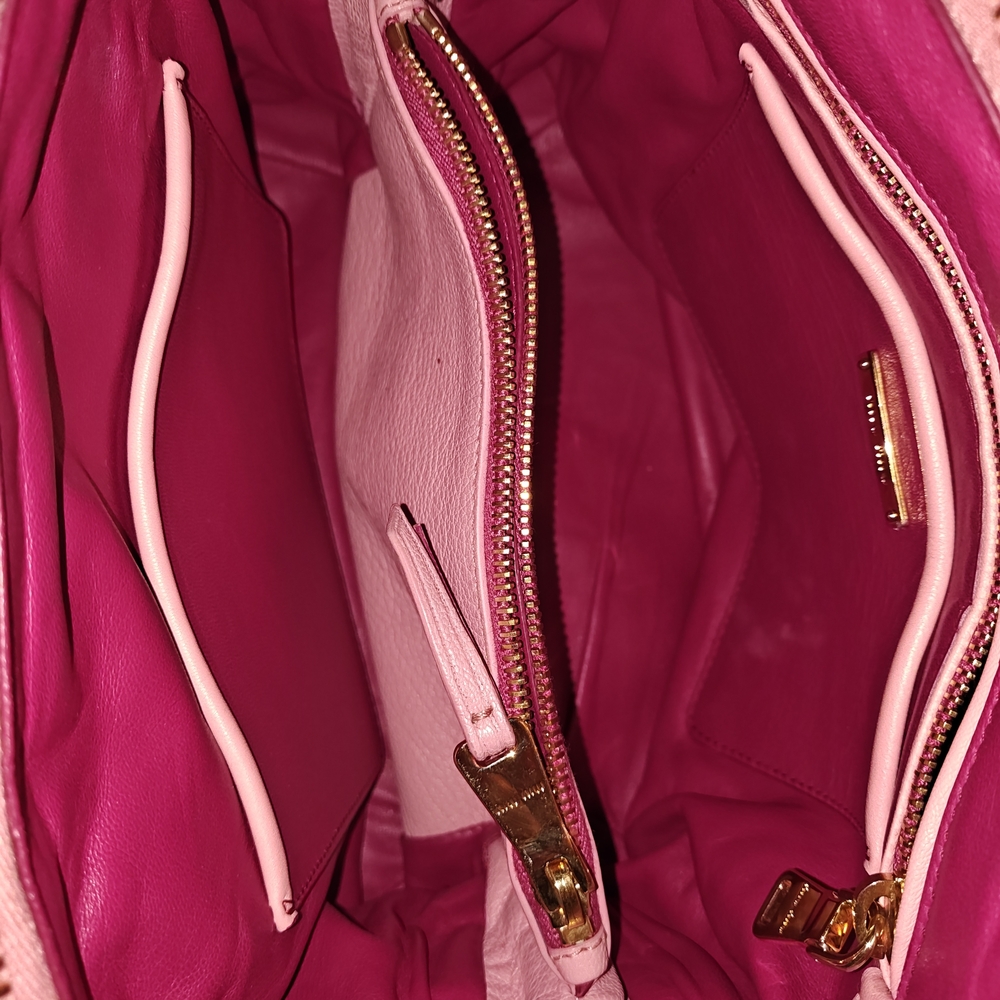 Miu Miu Beau Pink Leather Bag - Picture 11 of 16